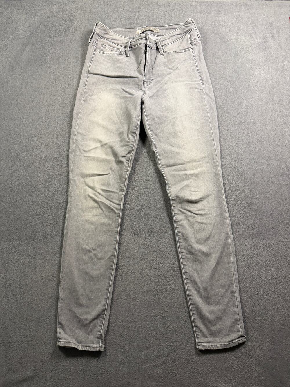 Athleta Sculpted Skinny Jeans Women Size 4 Gray Wash High Rise Stretch Denim